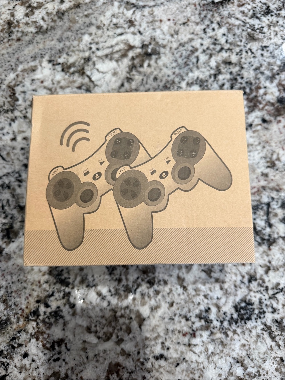 Wireless Twin Game Controllers - Brown